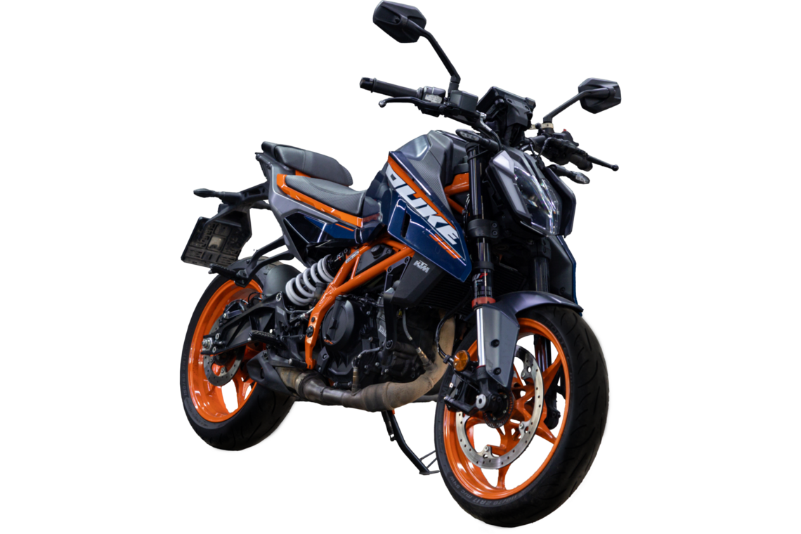Аренда мотоцикла KTM 390 DUKE 2023 в Москве от HulkMoto.ru от 4500 ₽