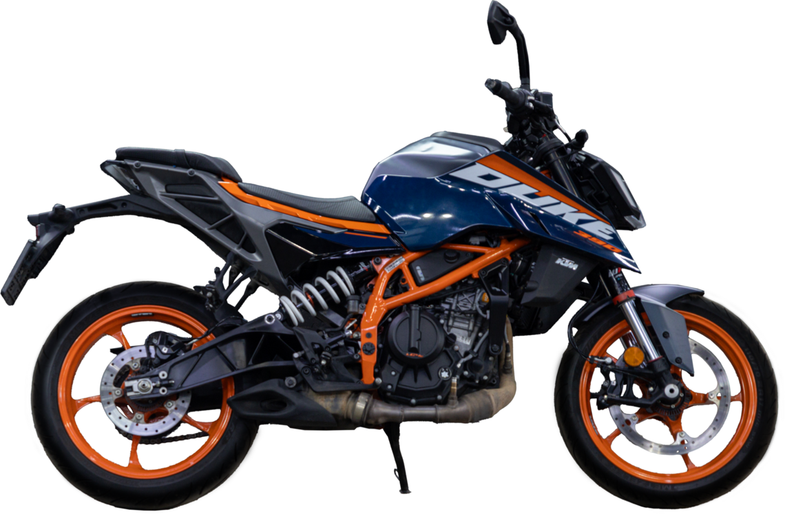Аренда мотоцикла KTM 390 DUKE 2023 в Москве от HulkMoto.ru от 4500 ₽