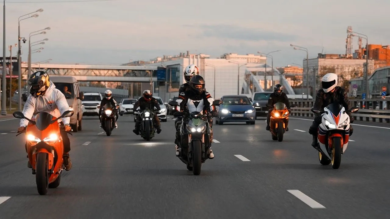 HULK MOTO | Night ride in Moscow